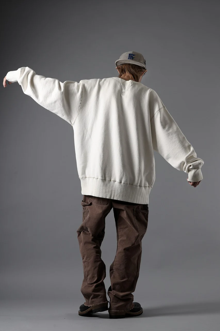 FULLCOUNT x N/07 exclusive Double V Set In Sleeve / Mother Cotton "Exhausted" (Ecru) - Image 34