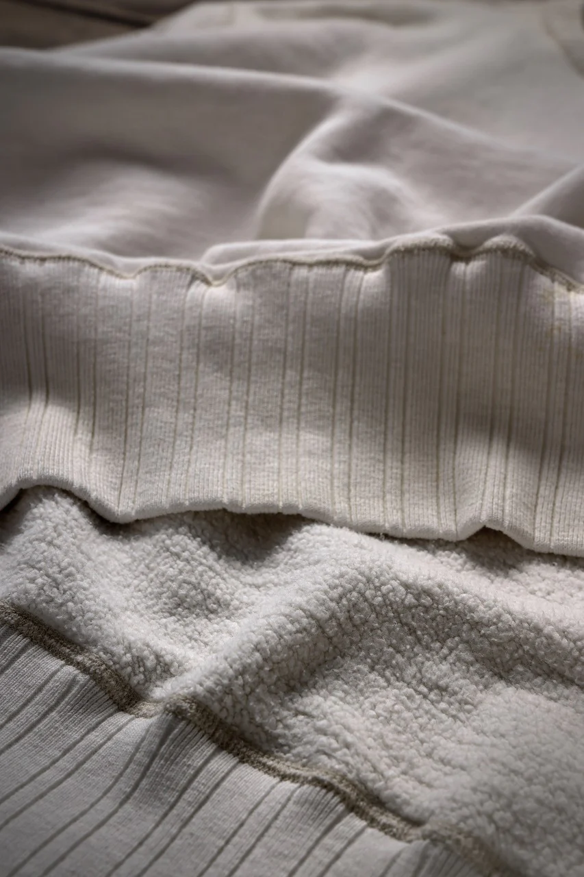 FULLCOUNT x N/07 exclusive Double V Set In Sleeve / Mother Cotton "Exhausted" (Ecru) - Image 40