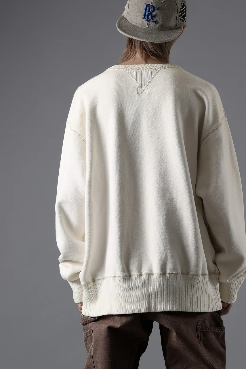 FULLCOUNT x N/07 exclusive Double V Set In Sleeve / Mother Cotton "Exhausted" (Ecru) - Image 42