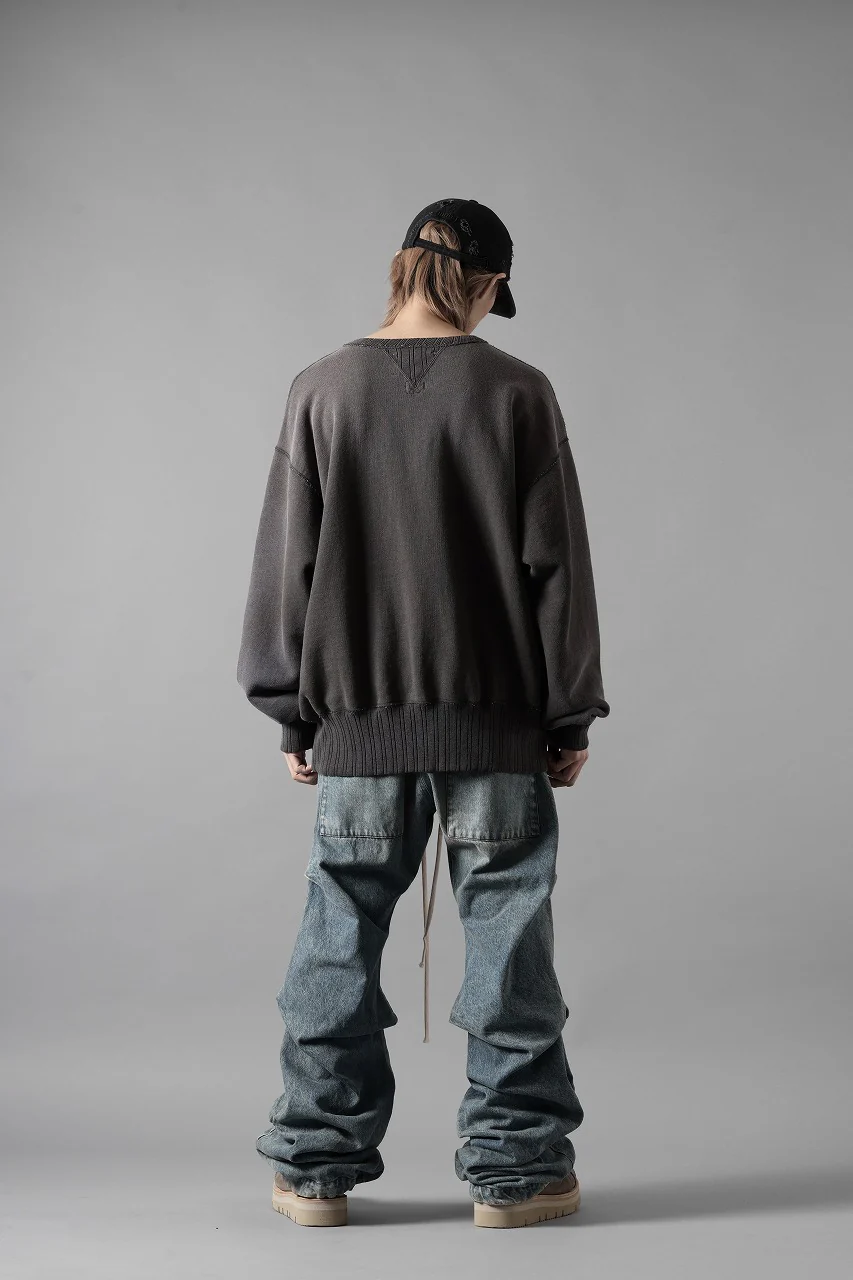FULLCOUNT x N/07 exclusive Double V Set In Sleeve / Mother Cotton "Exhausted" (Ink Black) - Image 21