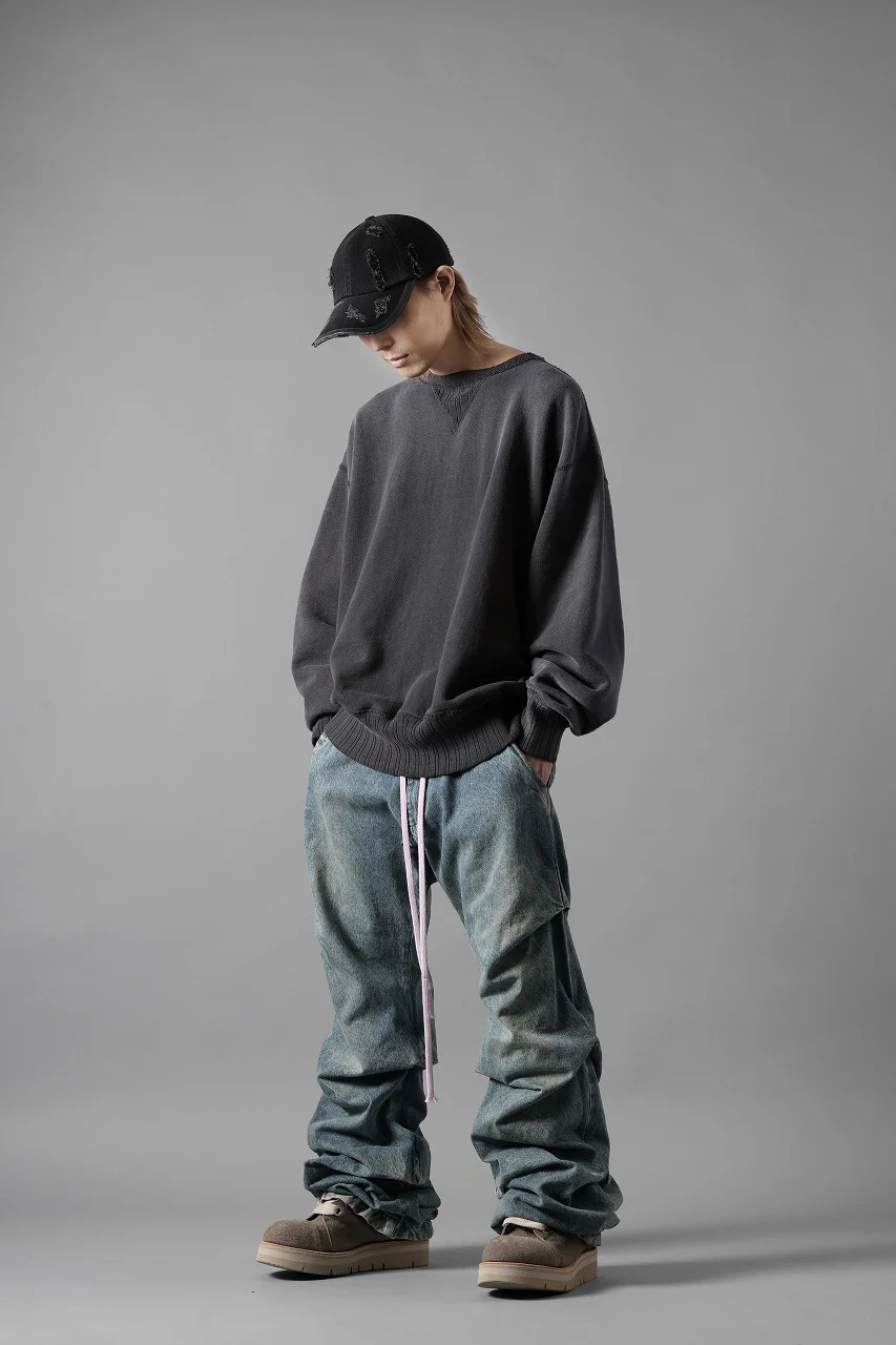 FULLCOUNT x N/07 exclusive Double V Set In Sleeve / Mother Cotton "Exhausted" (Ink Black) - Image 22
