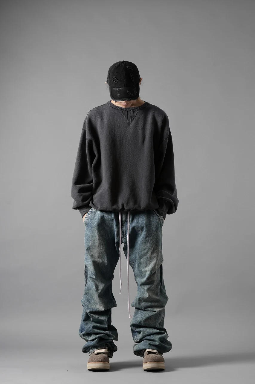 FULLCOUNT x N/07 exclusive Double V Set In Sleeve / Mother Cotton "Exhausted" (Ink Black) - Image 23