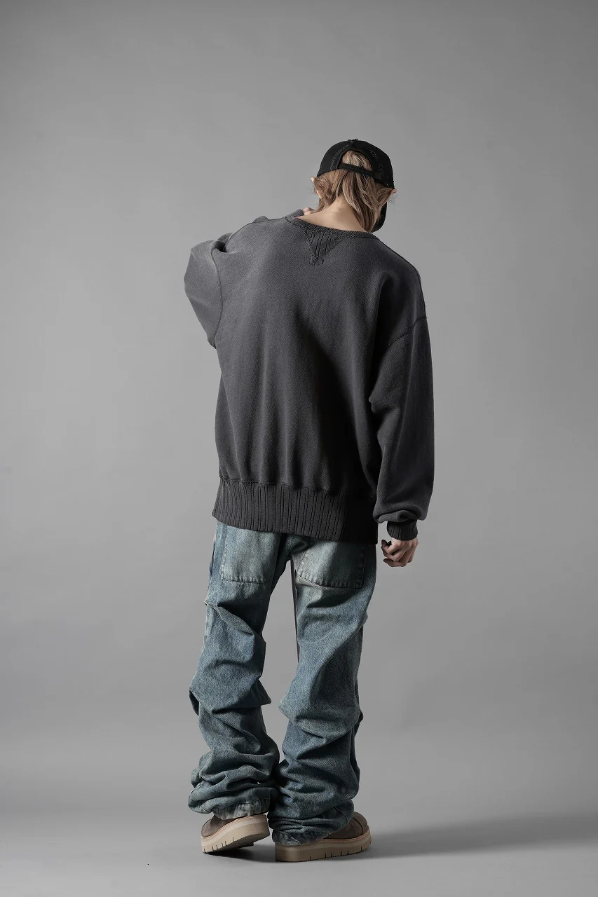 FULLCOUNT x N/07 exclusive Double V Set In Sleeve / Mother Cotton "Exhausted" (Ink Black) - Image 25