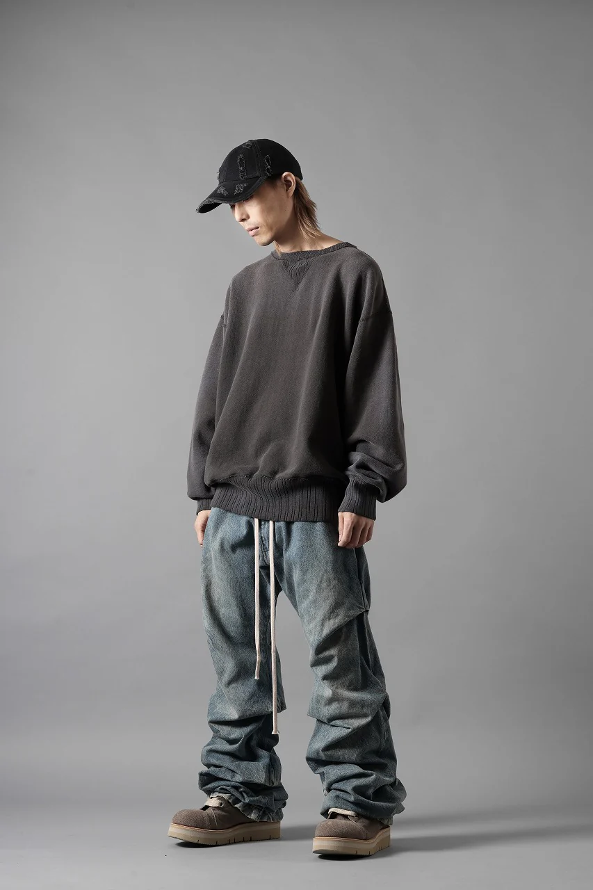 FULLCOUNT x N/07 exclusive Double V Set In Sleeve / Mother Cotton "Exhausted" (Ink Black) - Image 27