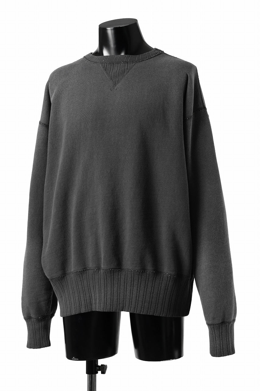 FULLCOUNT x N/07 exclusive Double V Set In Sleeve / Mother Cotton "Exhausted" (Ink Black) - Image 4