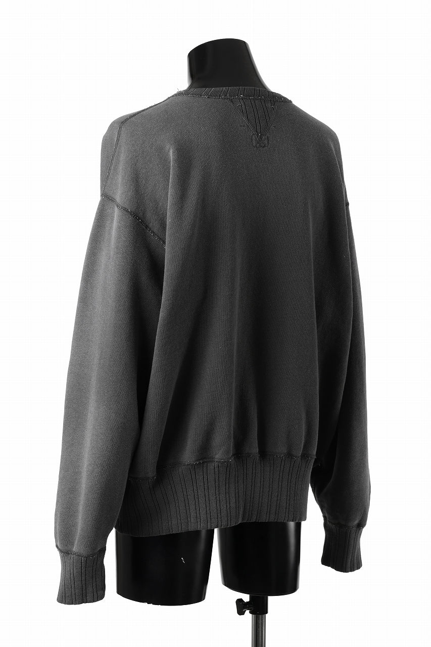 FULLCOUNT x N/07 exclusive Double V Set In Sleeve / Mother Cotton "Exhausted" (Ink Black) - Image 6