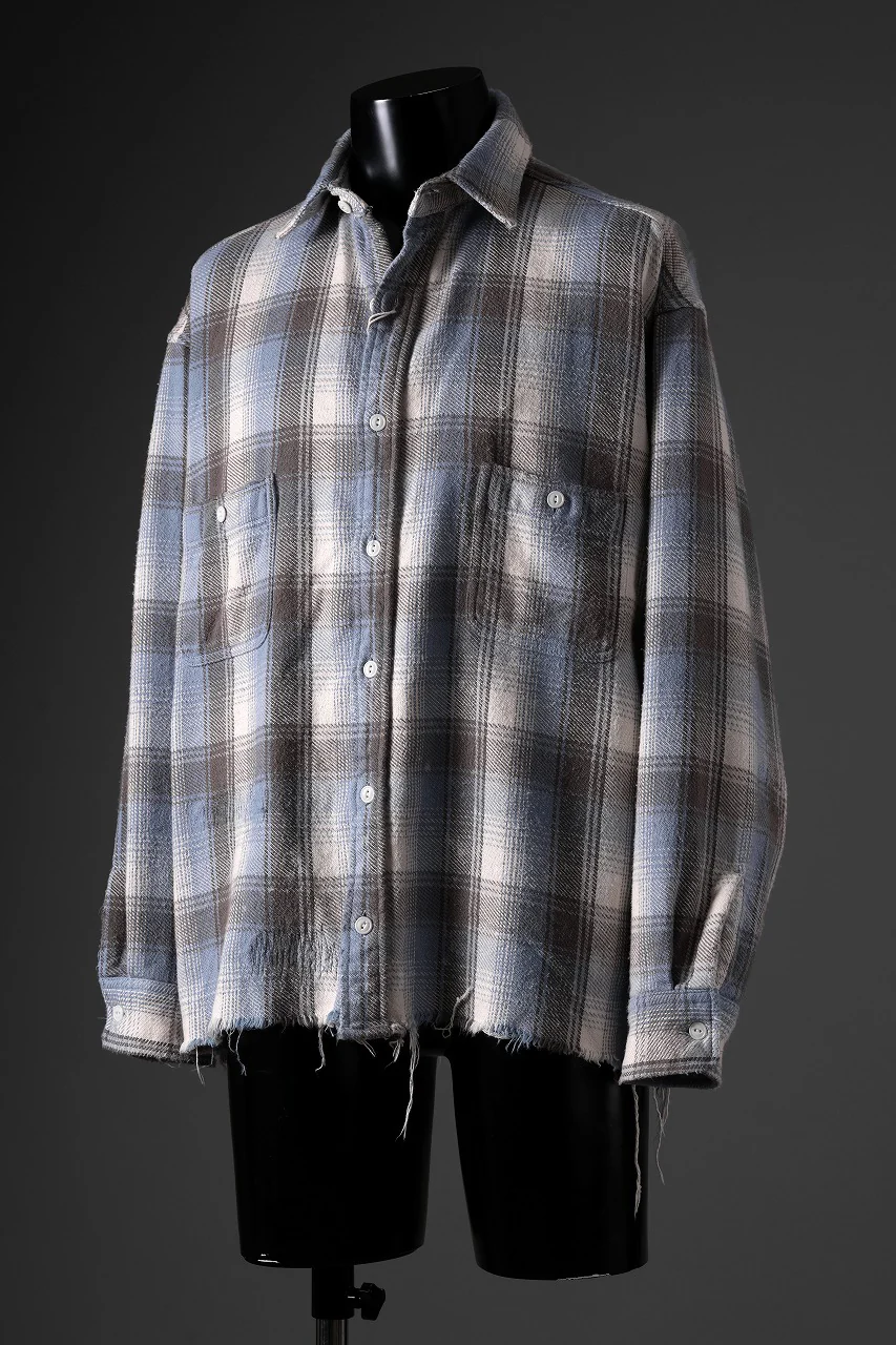 FULLCOUNT x N/07 exclusive Original Check Flannel Shirt (Blue) - Image 18