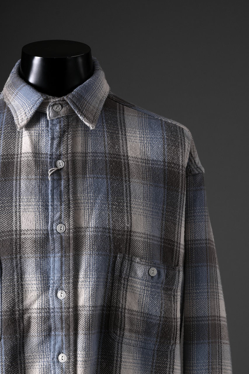FULLCOUNT x N/07 exclusive Original Check Flannel Shirt (Blue) - Image 22