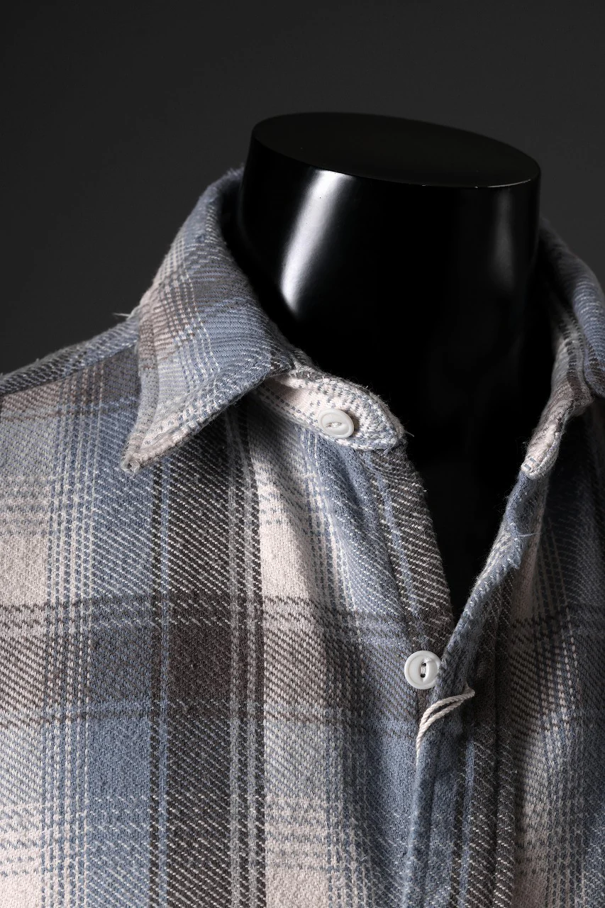 FULLCOUNT x N/07 exclusive Original Check Flannel Shirt (Blue) - Image 26