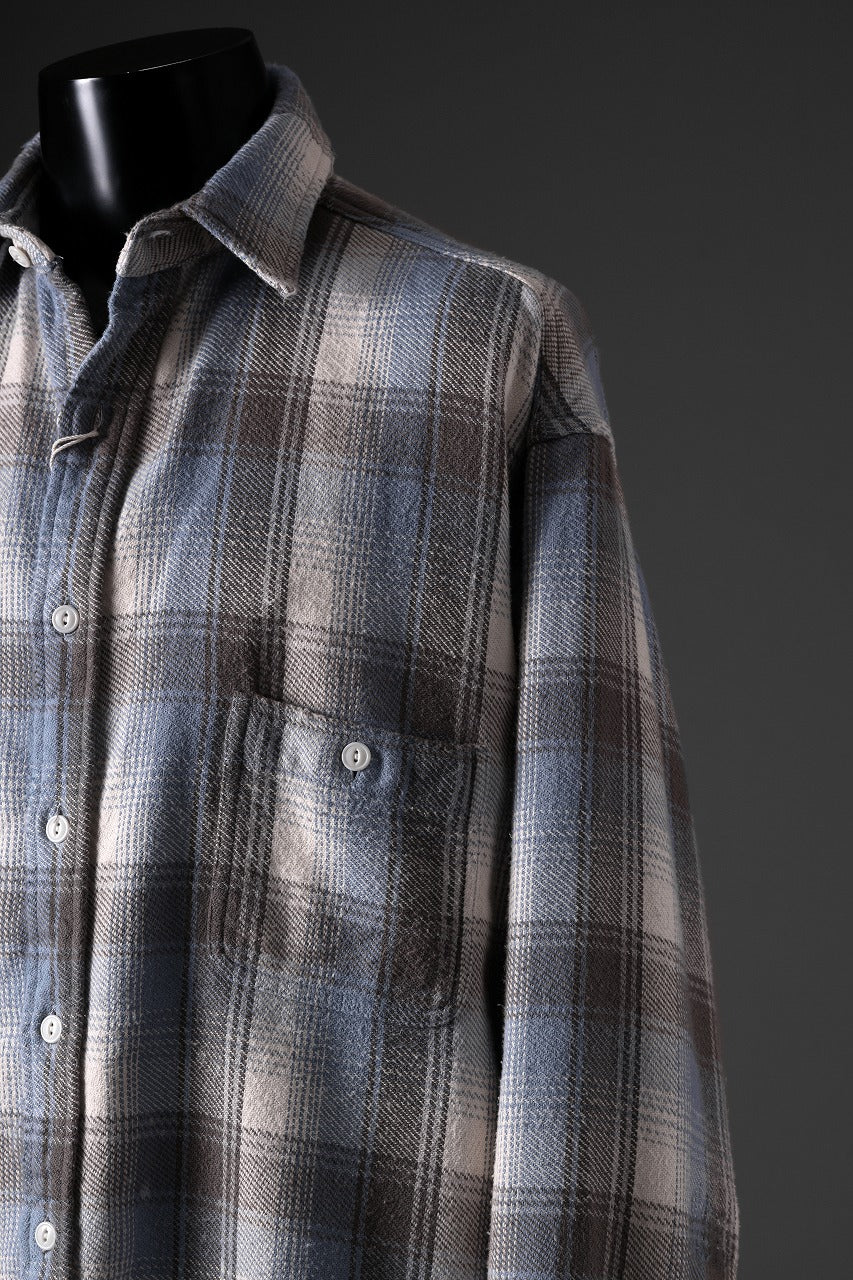 FULLCOUNT x N/07 exclusive Original Check Flannel Shirt (Blue) - Image 27