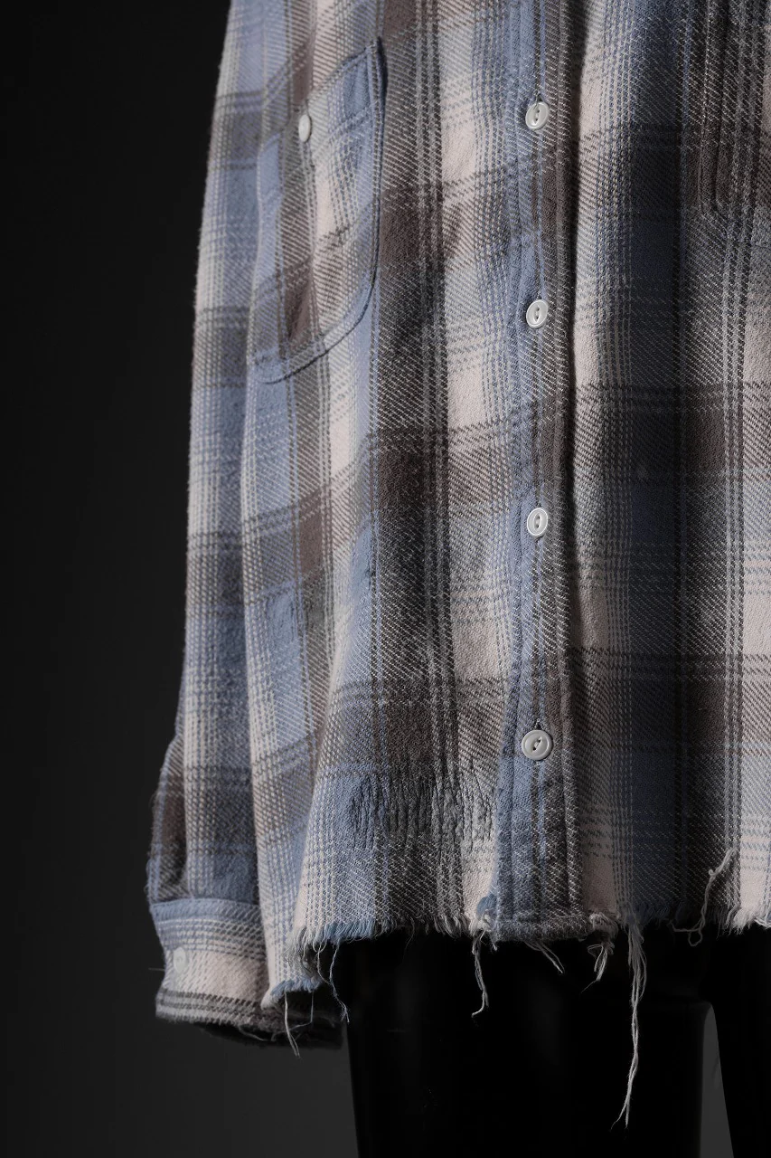 FULLCOUNT x N/07 exclusive Original Check Flannel Shirt (Blue) - Image 28