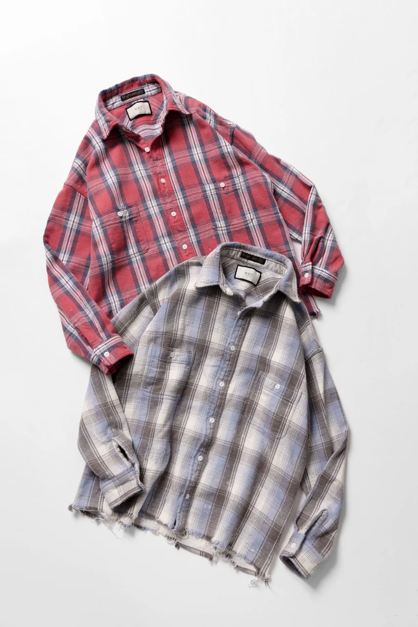 FULLCOUNT x N/07 exclusive Original Check Flannel Shirt (Blue) - Image 34