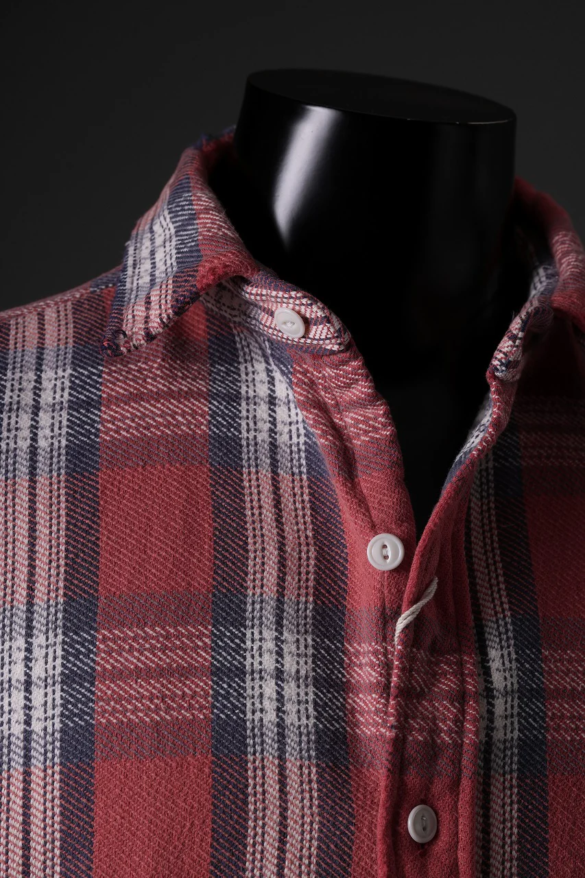 FULLCOUNT x N/07 exclusive Original Check Flannel Shirt (Red) - Image 26
