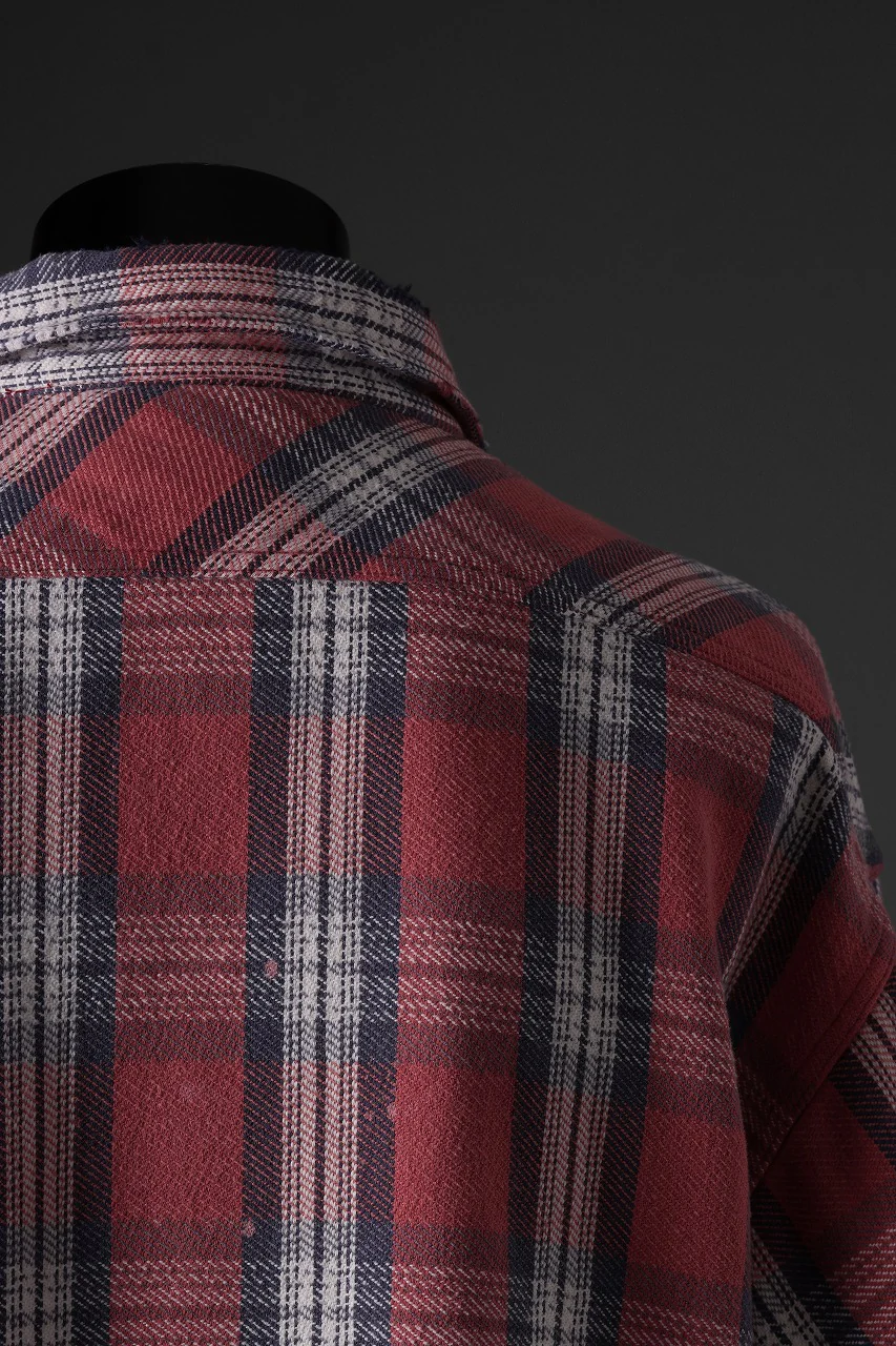 FULLCOUNT x N/07 exclusive Original Check Flannel Shirt (Red) - Image 31
