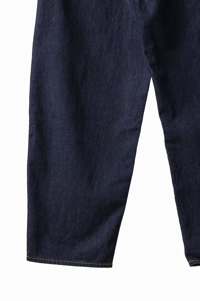 FULLCOUNT x N/07 x LOOM exclusive WIDE TAPERED DENIM PANTS / 11.5oz ZIMBABWE DENIM (INDIGO BLUE / ONE WASHED) - Image 12