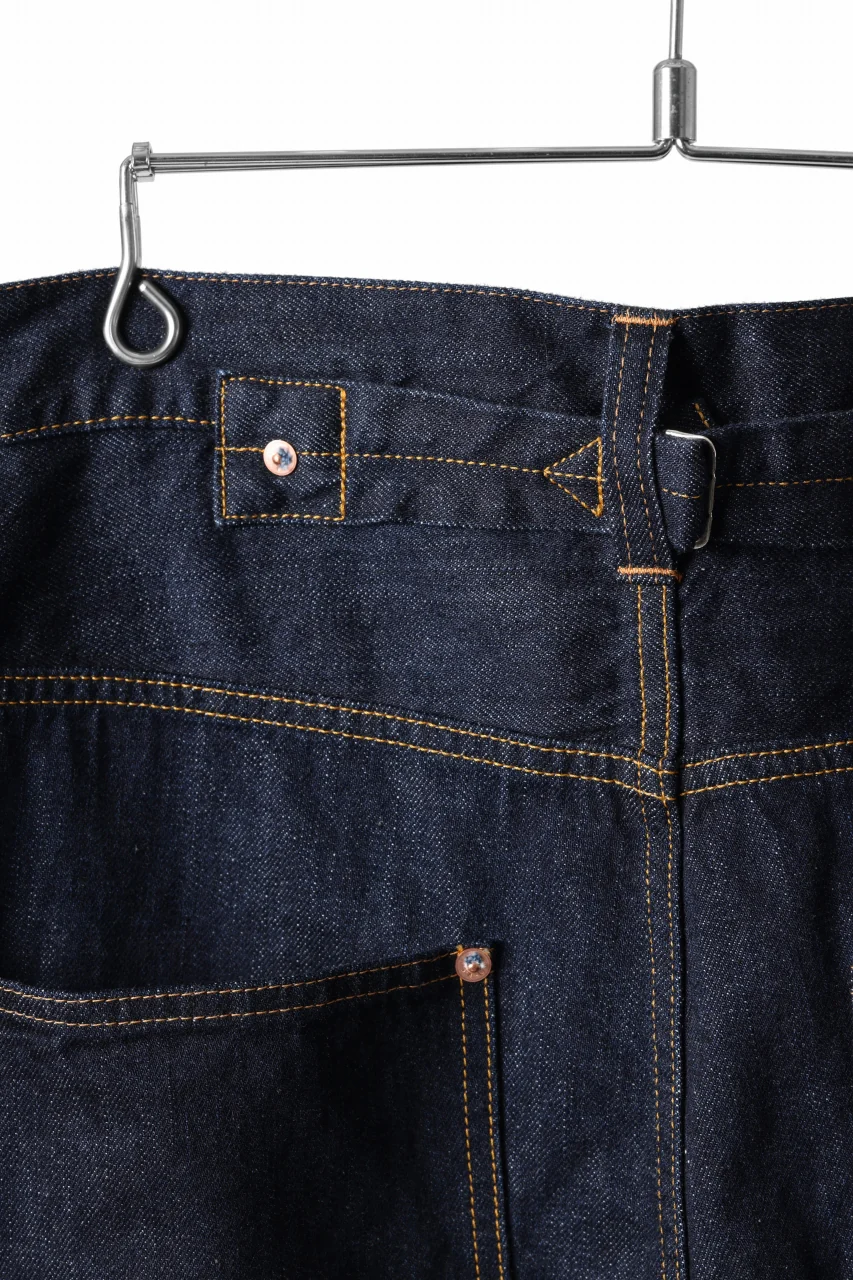 FULLCOUNT x N/07 x LOOM exclusive WIDE TAPERED DENIM PANTS / 11.5oz ZIMBABWE DENIM (INDIGO BLUE / ONE WASHED) - Image 18