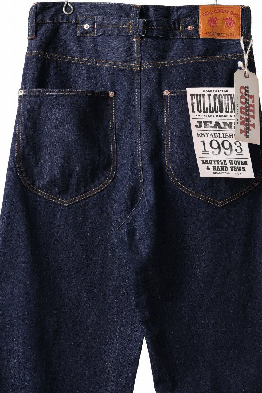 FULLCOUNT x N/07 x LOOM exclusive WIDE TAPERED DENIM PANTS / 11.5oz ZIMBABWE DENIM (INDIGO BLUE / ONE WASHED) - Image 20