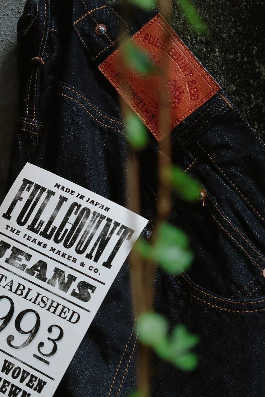 FULLCOUNT x N/07 x LOOM exclusive WIDE TAPERED DENIM PANTS / 11.5oz ZIMBABWE DENIM (INDIGO BLUE / ONE WASHED) - Image 38