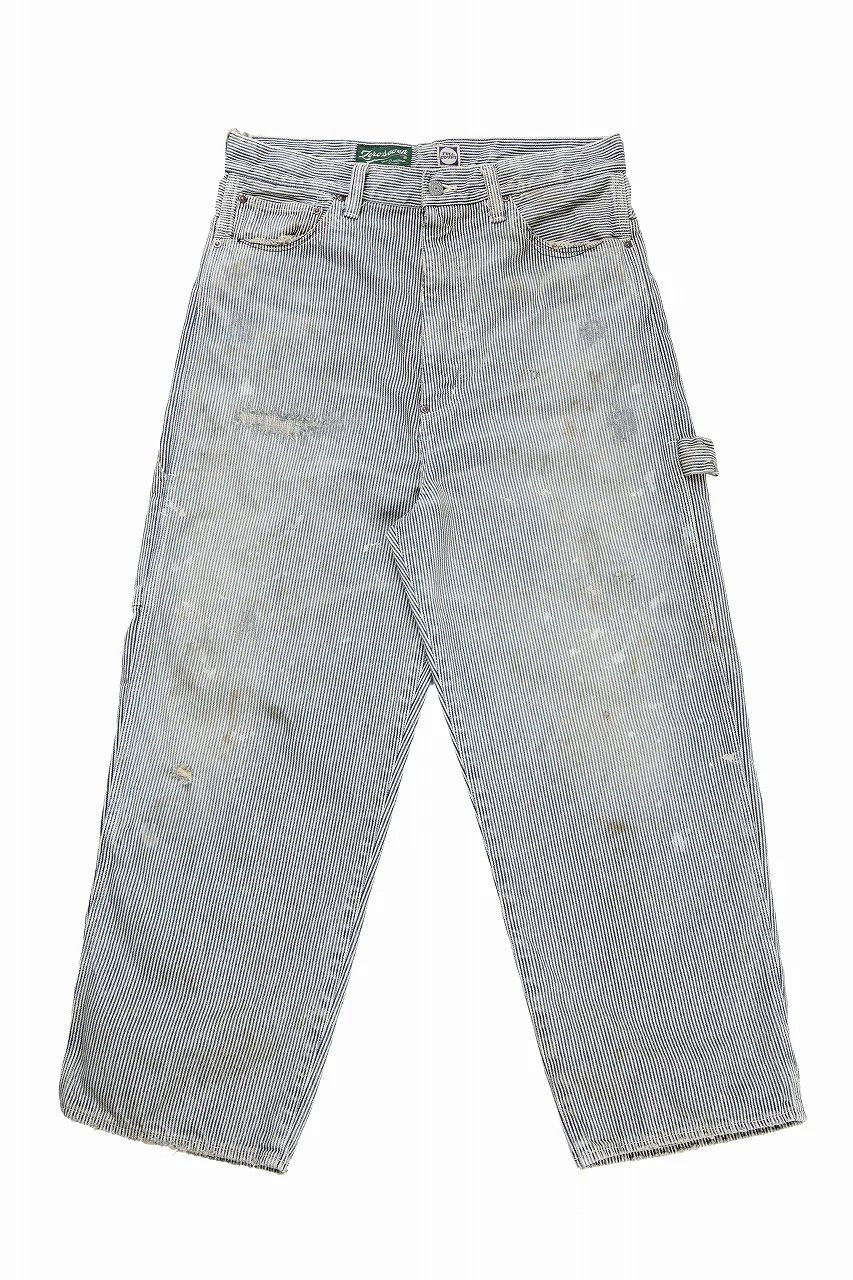 FULLCOUNT x N/07 x LOOM exclusive WIDE TAPERED PAINTER TROUSERS (HICKORY STRIPE)