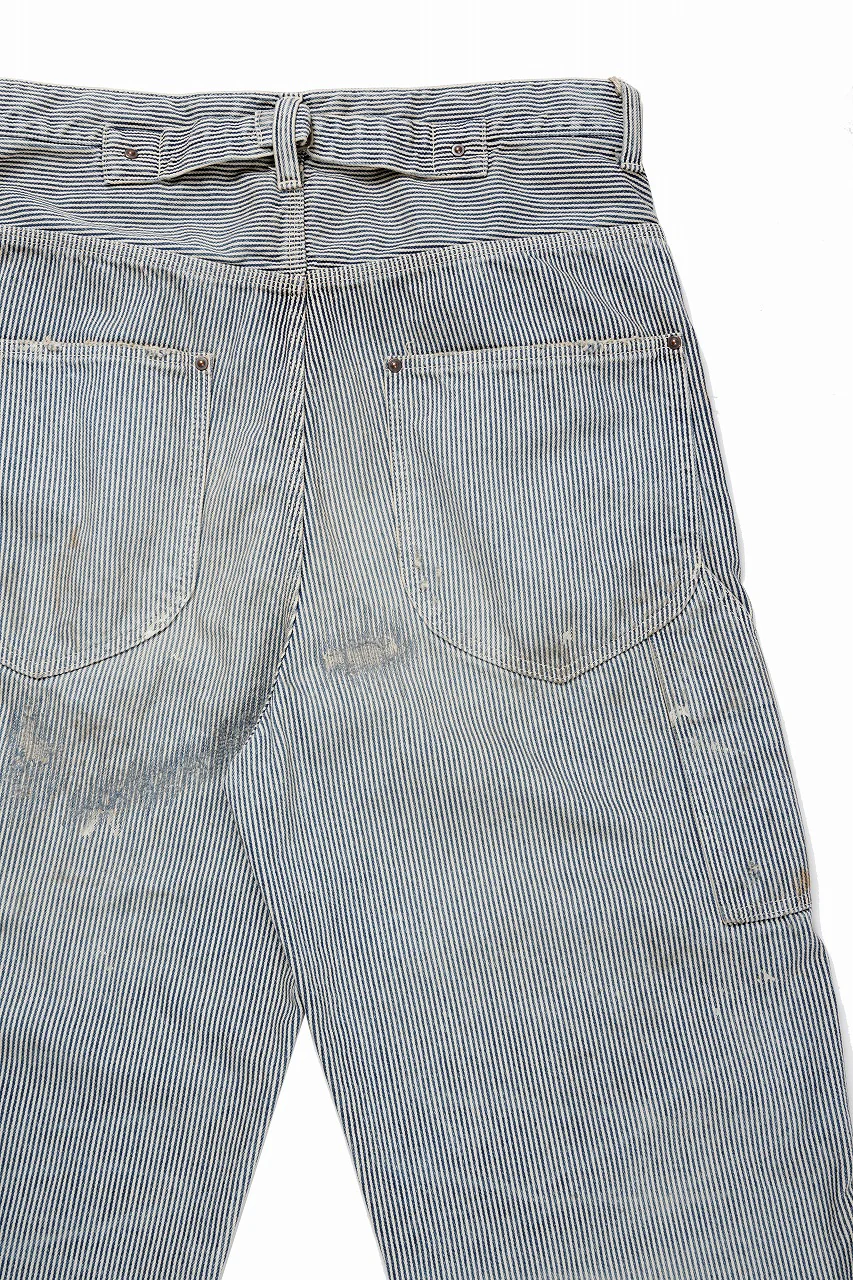 FULLCOUNT x N/07 x LOOM exclusive WIDE TAPERED PAINTER TROUSERS (HICKORY STRIPE) - Image 15