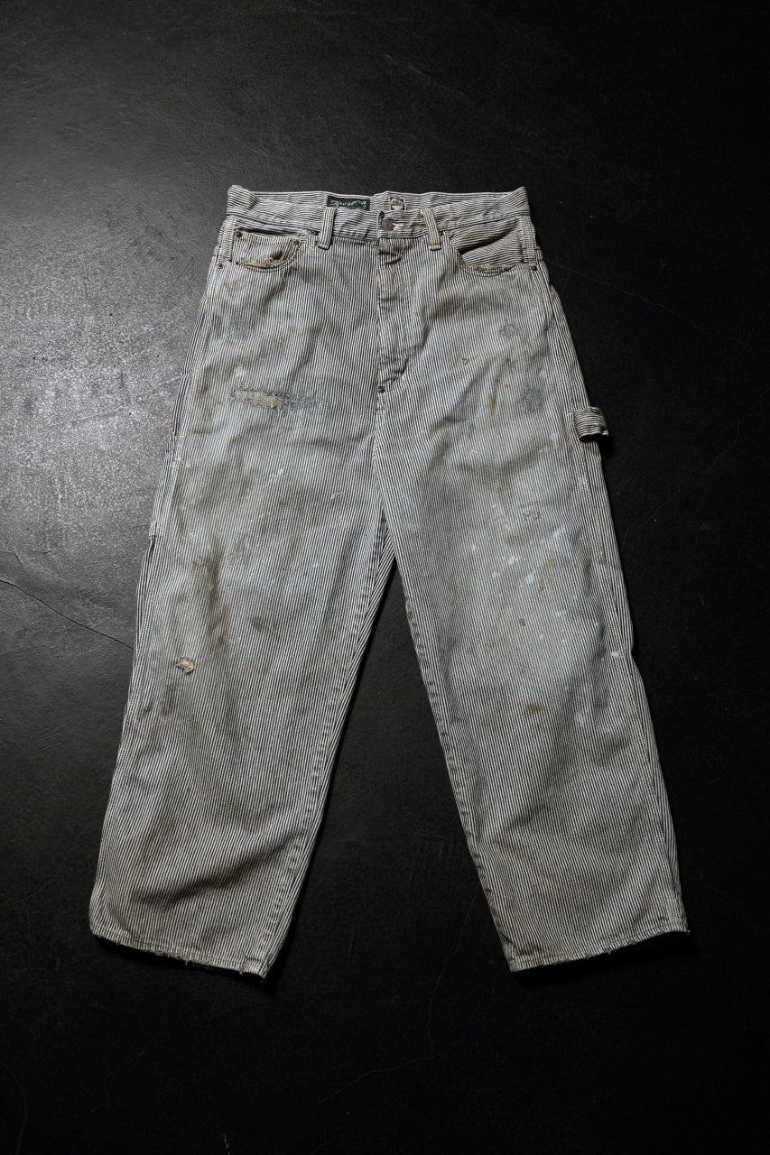 FULLCOUNT x N/07 x LOOM exclusive WIDE TAPERED PAINTER TROUSERS (HICKORY STRIPE) - Image 3