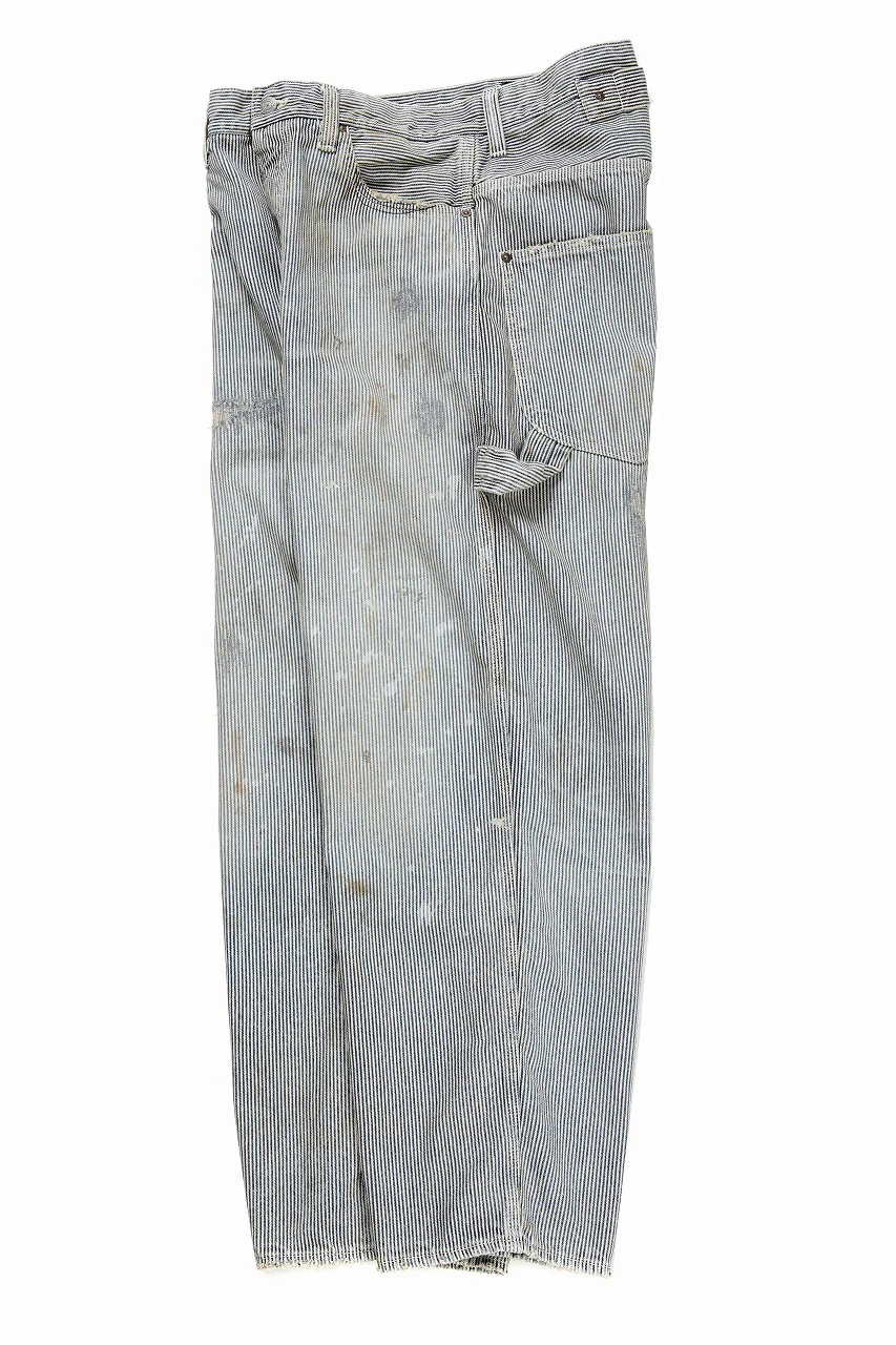 FULLCOUNT x N/07 x LOOM exclusive WIDE TAPERED PAINTER TROUSERS (HICKORY STRIPE) - Image 7