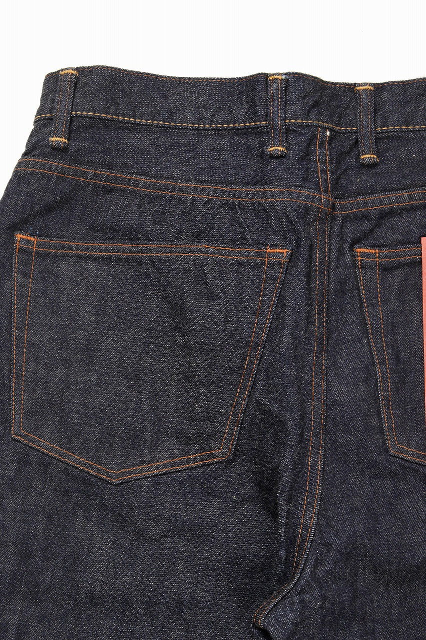 FULLCOUNT x POP TRADING COMPANY Drs Denim Pants / 13.7oz Zimbabwe Selvedge Denim (INDIGO BLUE) - Image 7