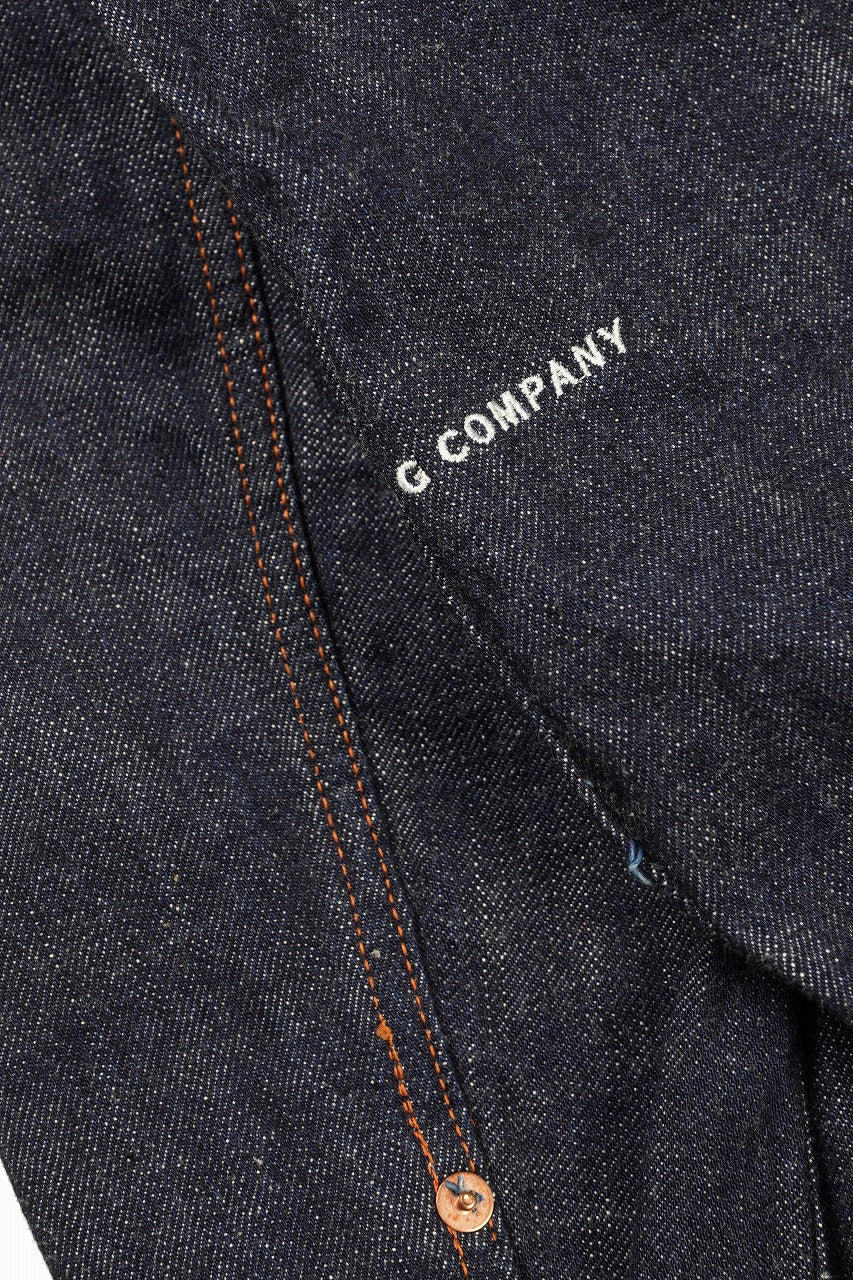 FULLCOUNT x POP TRADING COMPANY Type2 Jean Jacket / 13.7oz Zimbabwe Selvedge Denim (INDIGO BLUE) - Image 6