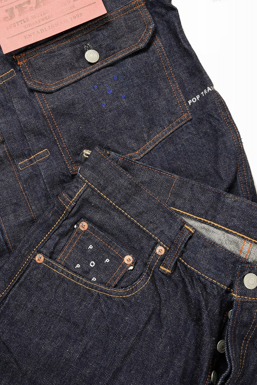 FULLCOUNT x POP TRADING COMPANY Type2 Jean Jacket / 13.7oz Zimbabwe Selvedge Denim (INDIGO BLUE) - Image 7