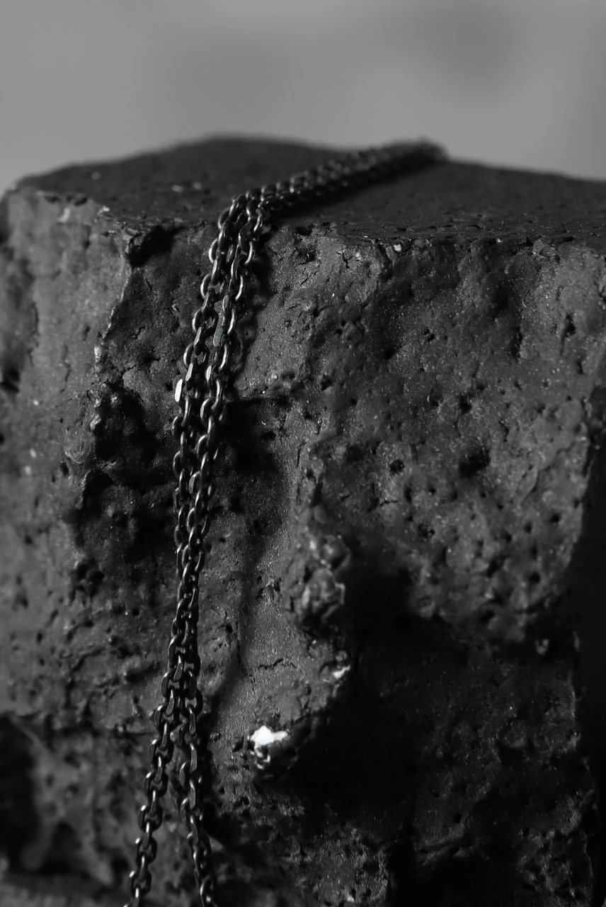 GASPARD HEX Glyphic Pendant oxidized bronze / 60cm chain - Image 17