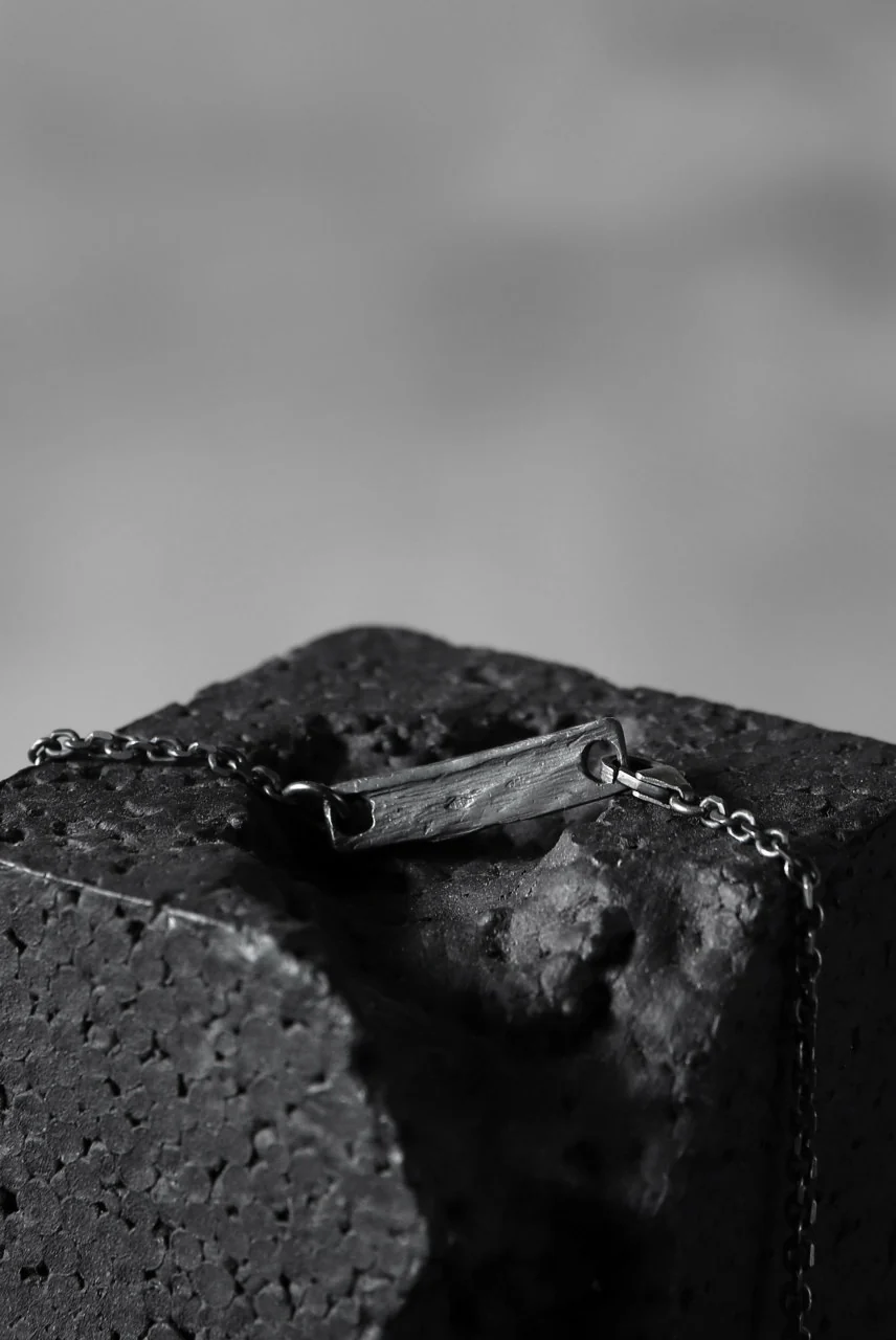 GASPARD HEX Glyphic Pendant oxidized bronze / 60cm chain - Image 19