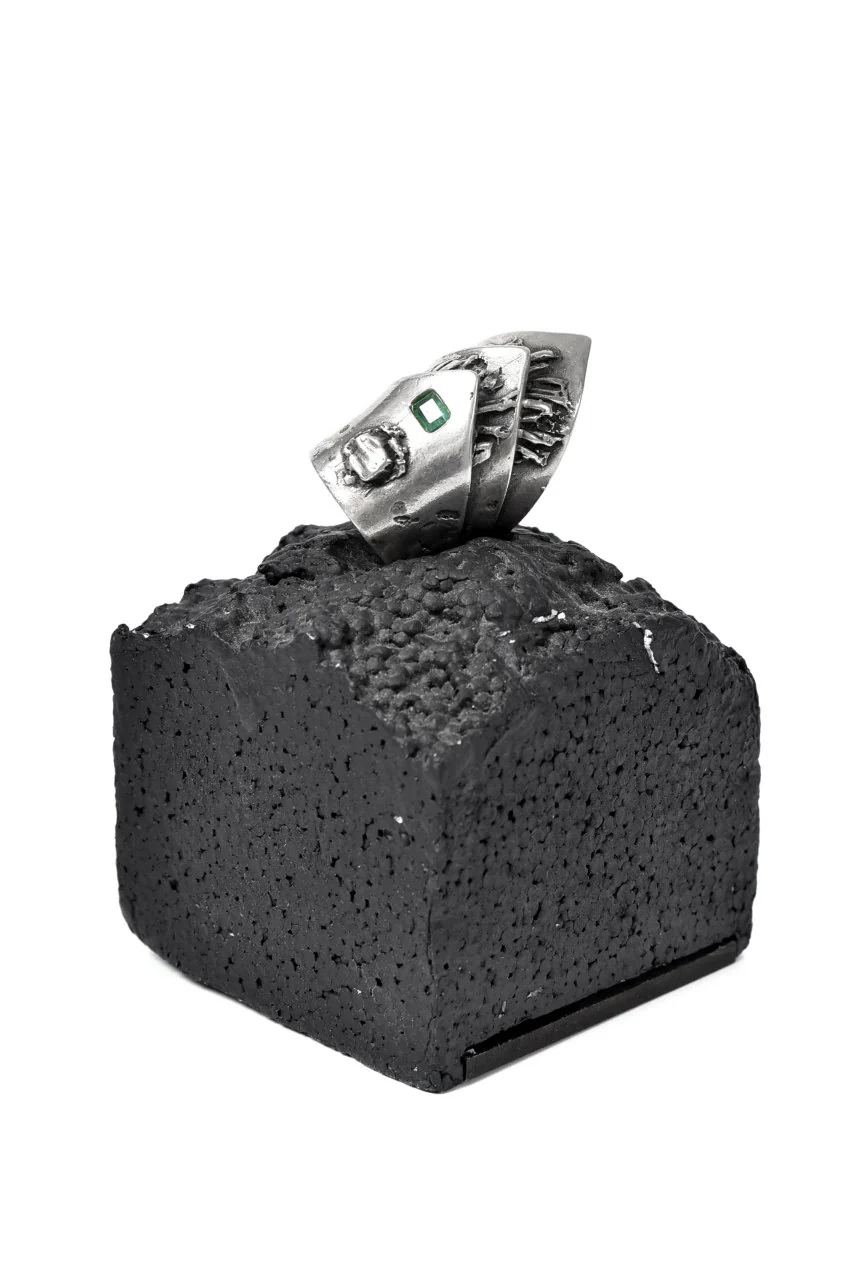 GASPARD HEX Mayan Ring with EMERALD JEWELRY - Image 10
