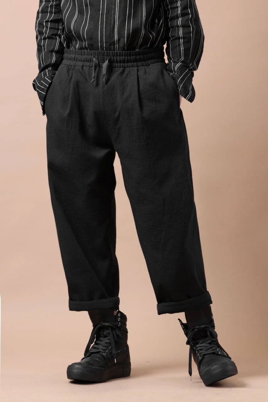 Hannibal. 7/8 Trousers / wali 216. (VINTAGE BLACK) - Image 38