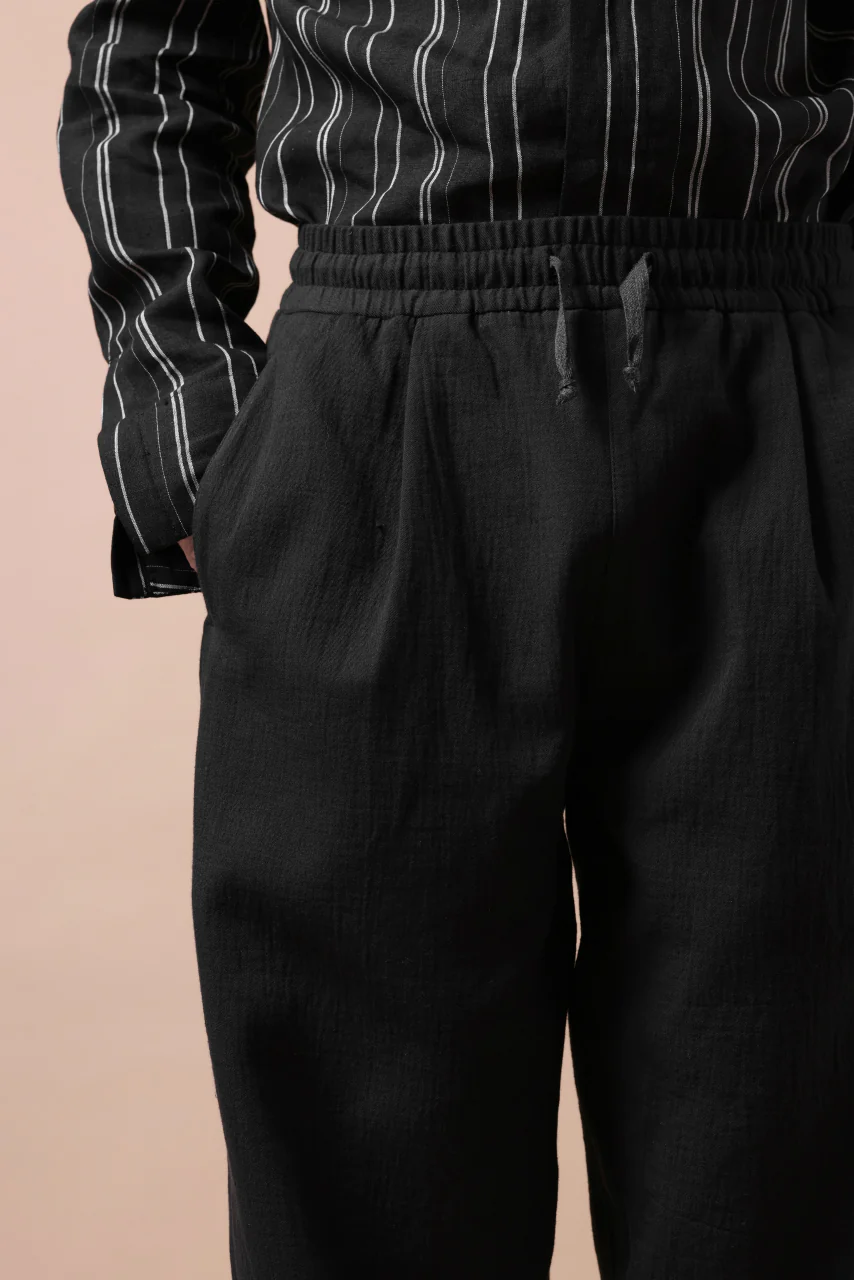 Hannibal. 7/8 Trousers / wali 216. (VINTAGE BLACK) - Image 42