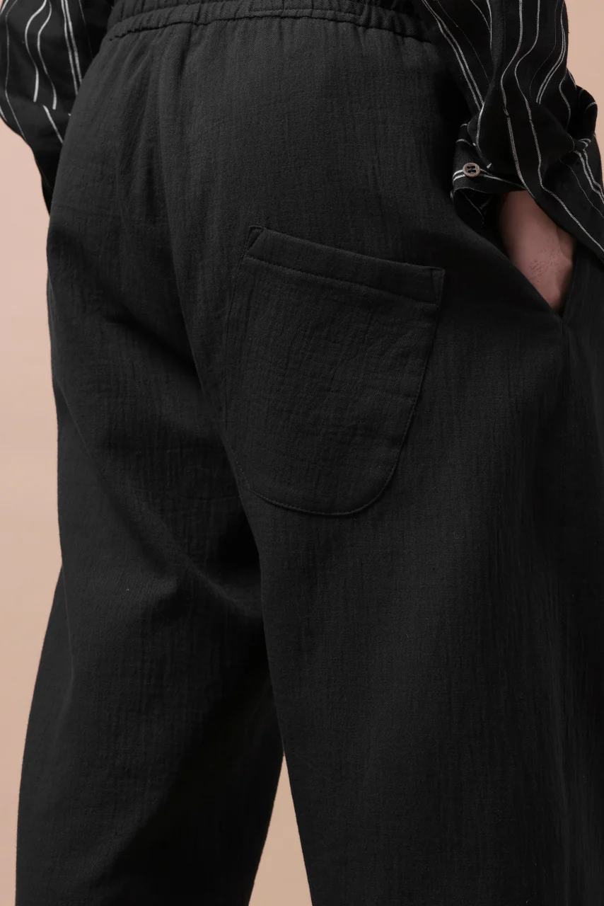 Hannibal. 7/8 Trousers / wali 216. (VINTAGE BLACK) - Image 43