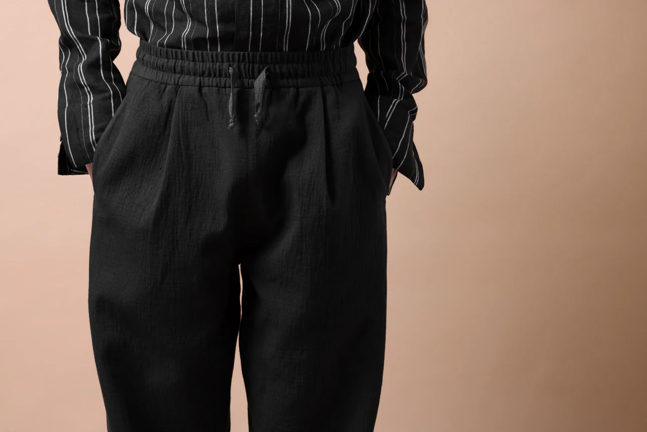 Hannibal. 7/8 Trousers / wali 216. (VINTAGE BLACK) - Image 51