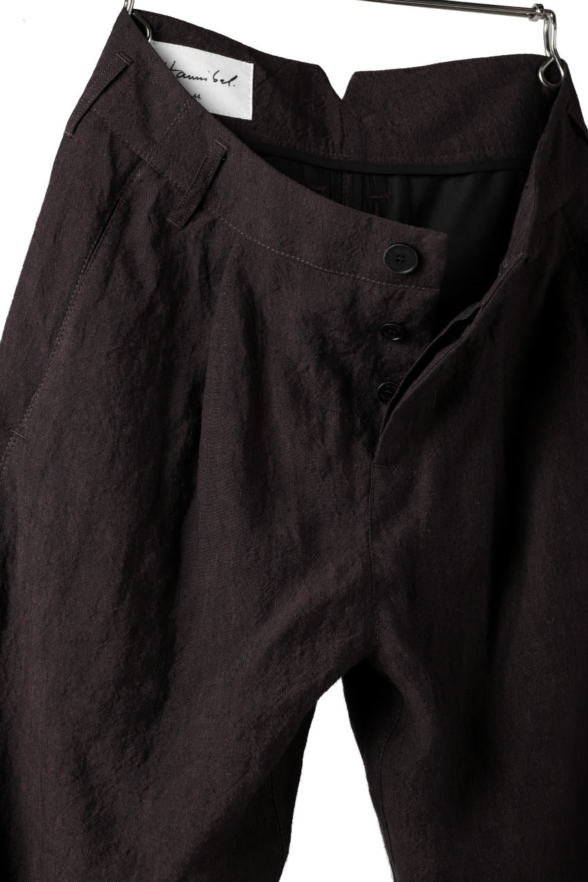 Hannibal. Cropped Trousers Natural Fit / harriet 194. (BURGUNDY) - Image 15