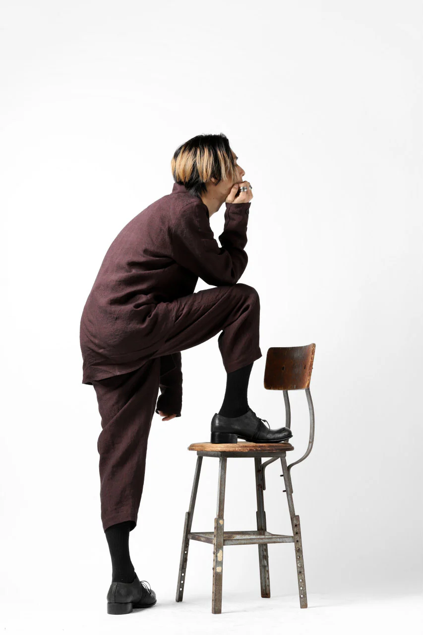 Hannibal. Cropped Trousers Natural Fit / harriet 194. (BURGUNDY) - Image 32