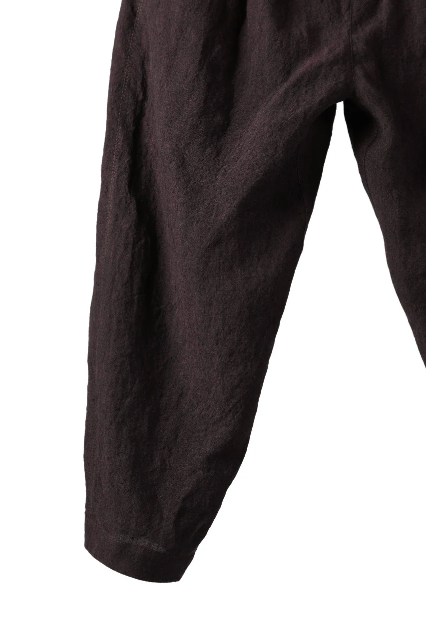 Hannibal. Cropped Trousers Natural Fit / harriet 194. (BURGUNDY) - Image 9
