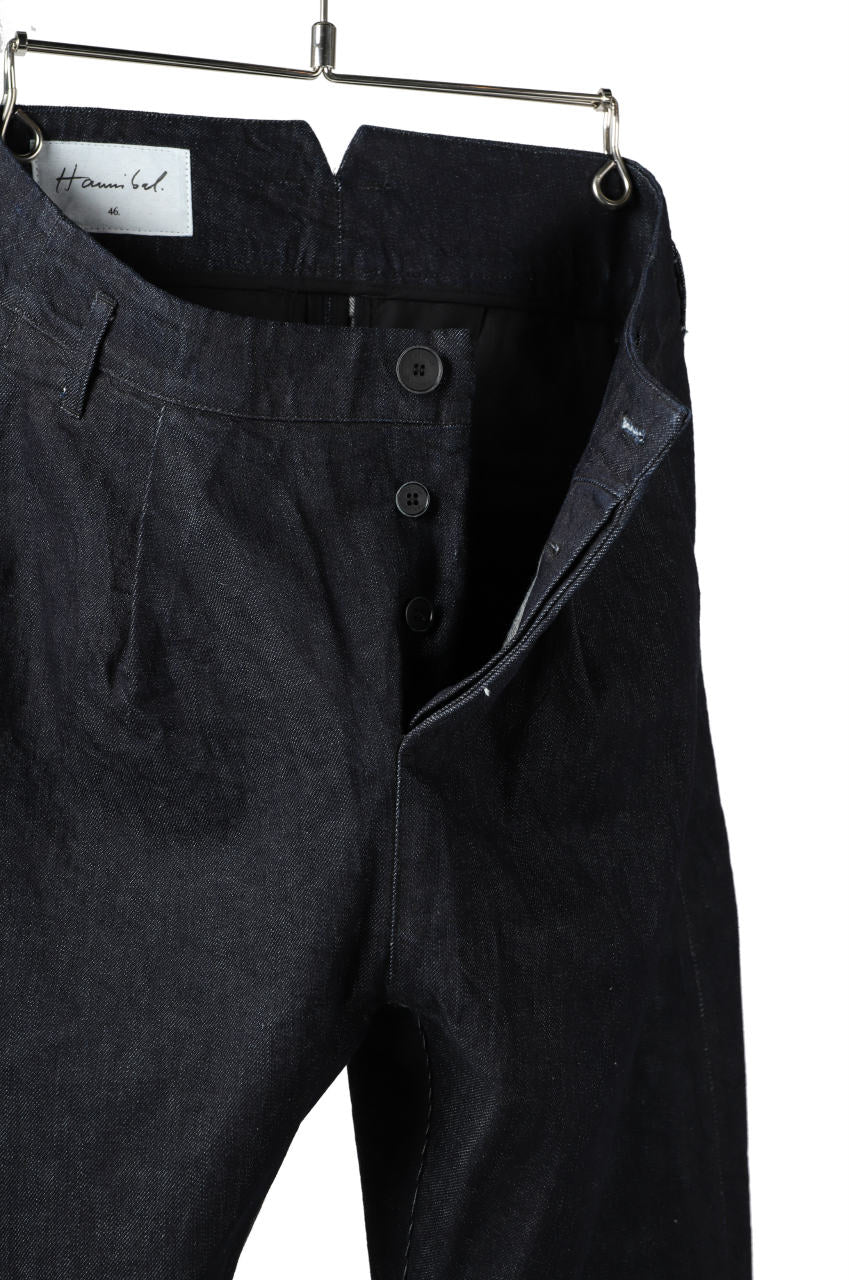 Hannibal. Cropped Trousers Natural Fit / harriet 194. (INDIGO BLUE) - Image 11
