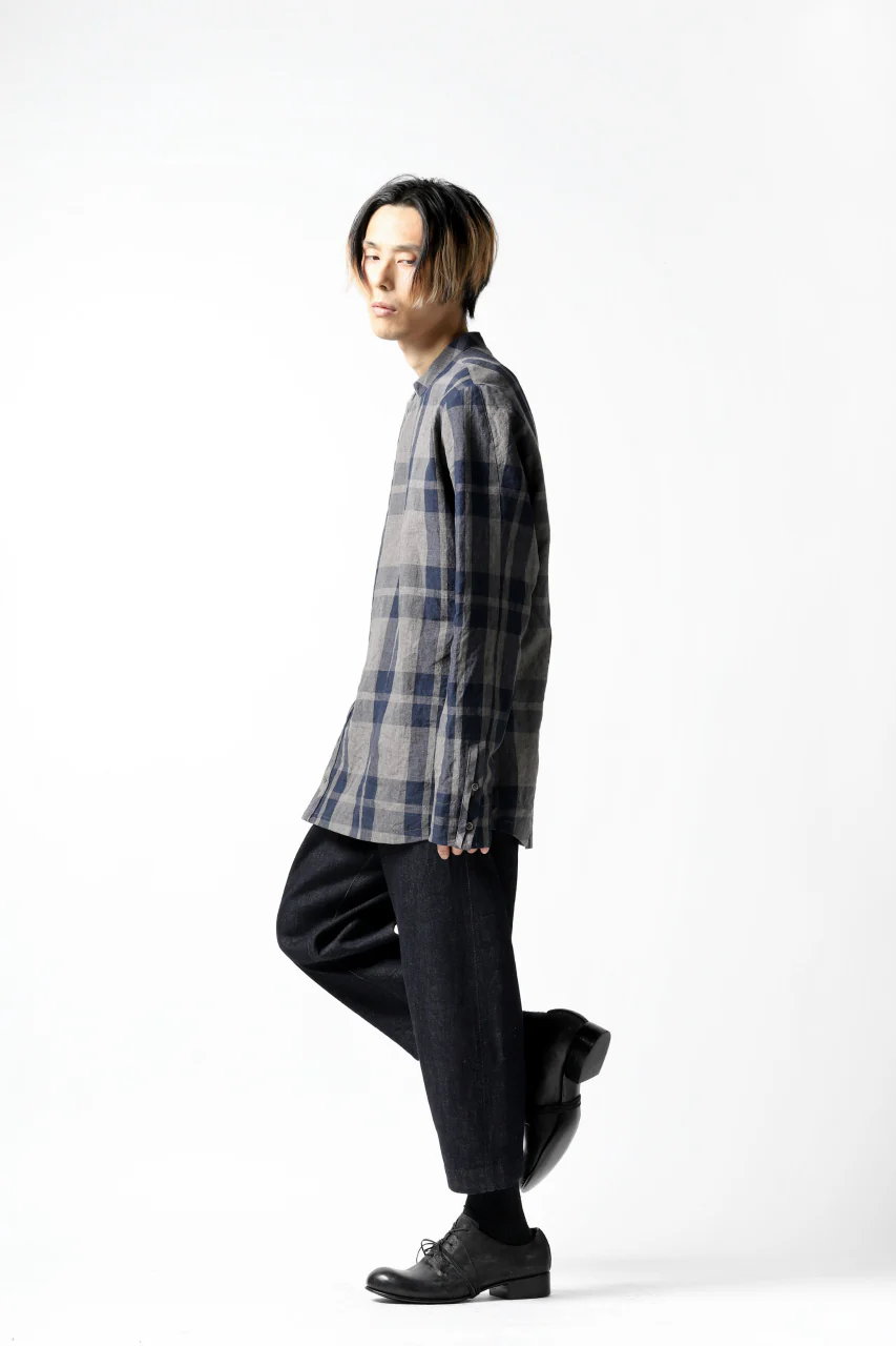 Hannibal. Curve Front Check Shirt / jabba 120. (EARTH) - Image 32