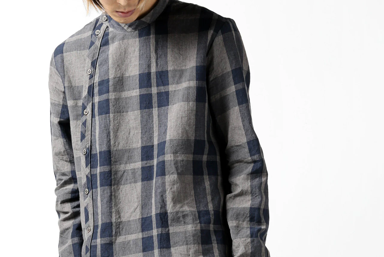 Hannibal. Curve Front Check Shirt / jabba 120. (EARTH) - Image 37