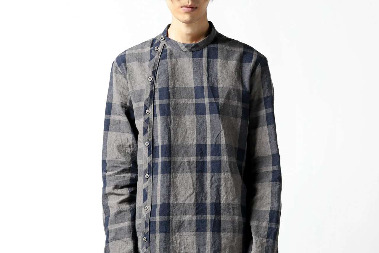 Hannibal. Curve Front Check Shirt / jabba 120. (EARTH) - Image 38