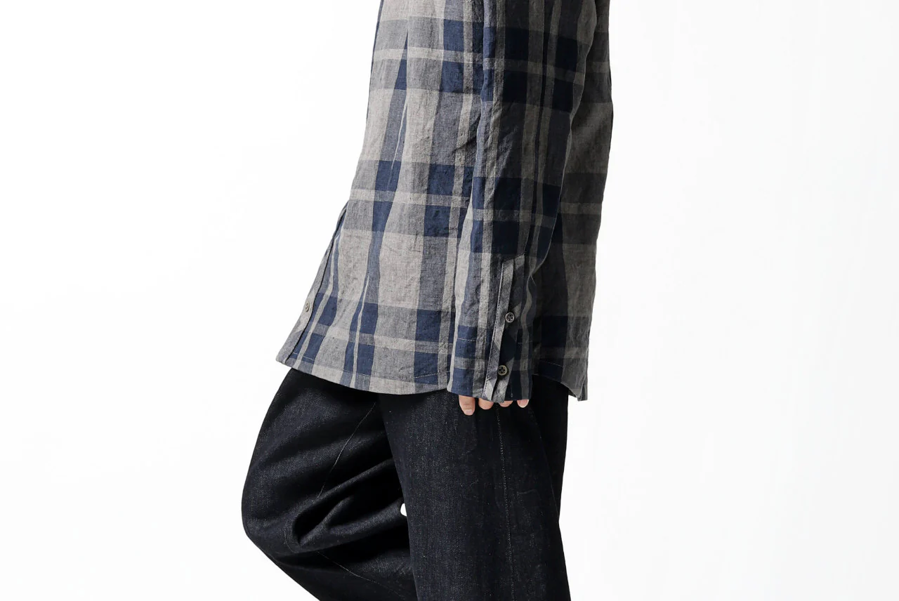 Hannibal. Curve Front Check Shirt / jabba 120. (EARTH) - Image 41