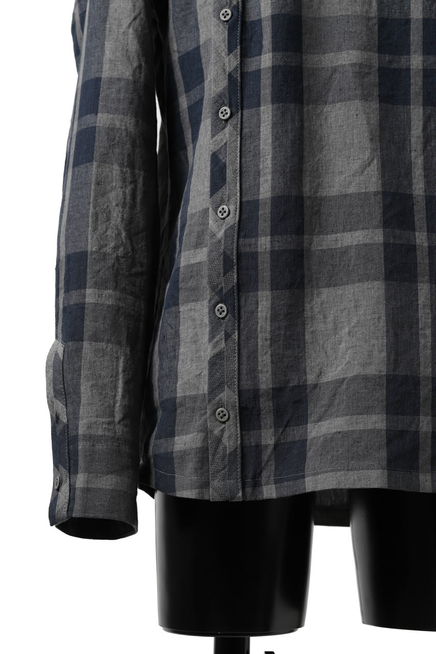 Hannibal. Curve Front Check Shirt / jabba 120. (EARTH) - Image 6