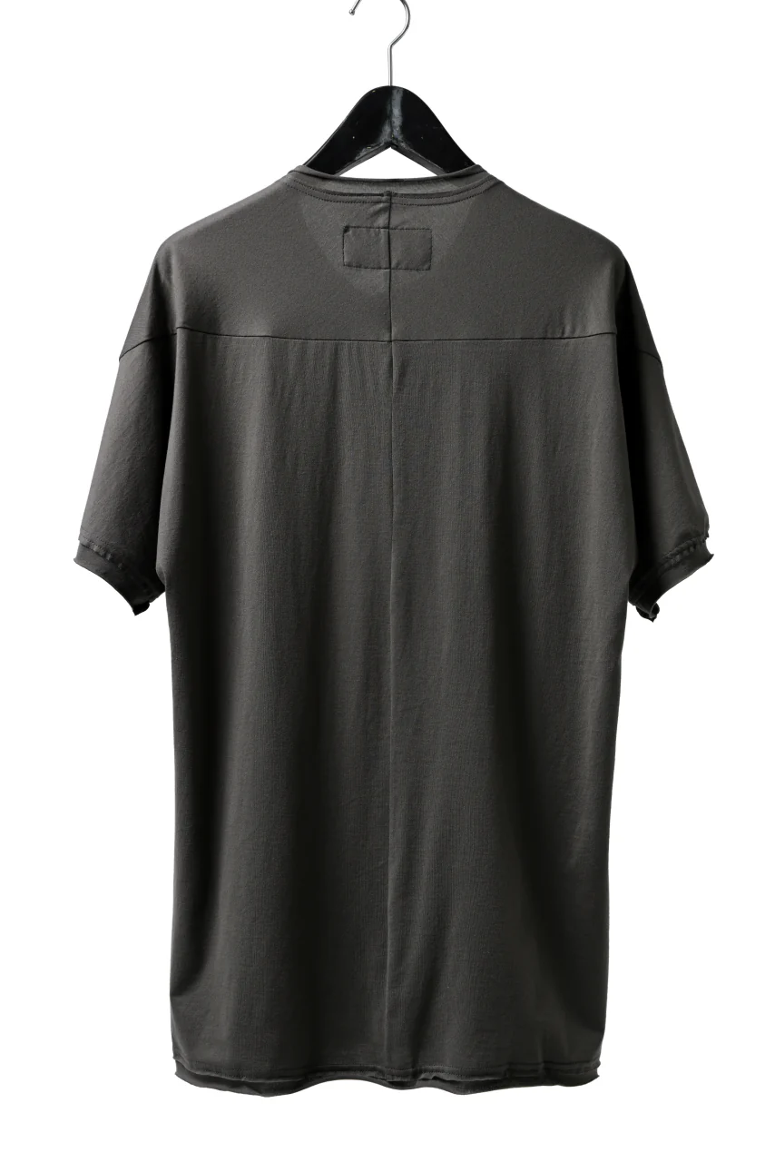 Hannibal. Hidden Button Placket T-Shirt / adrian 111. (STONE) - Image 3
