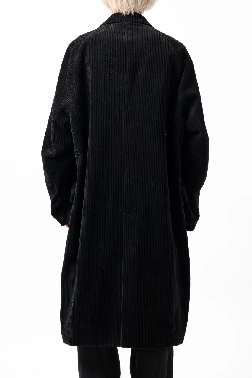 Hannibal. Oversized Fitting Corduroy Coat / ricardo 110. (BLACK CORD) - Image 26