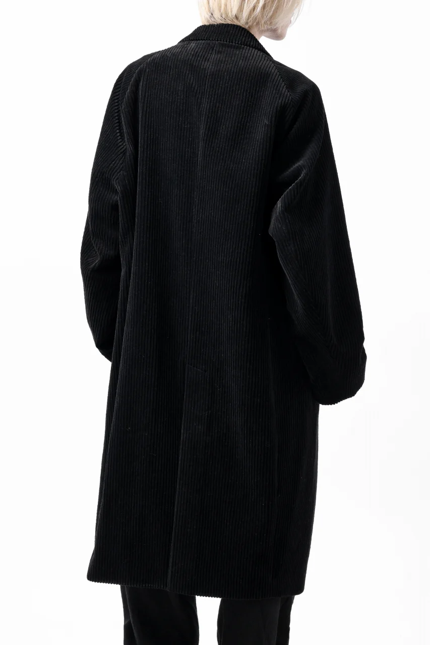 Hannibal. Oversized Fitting Corduroy Coat / ricardo 110. (BLACK CORD) - Image 35