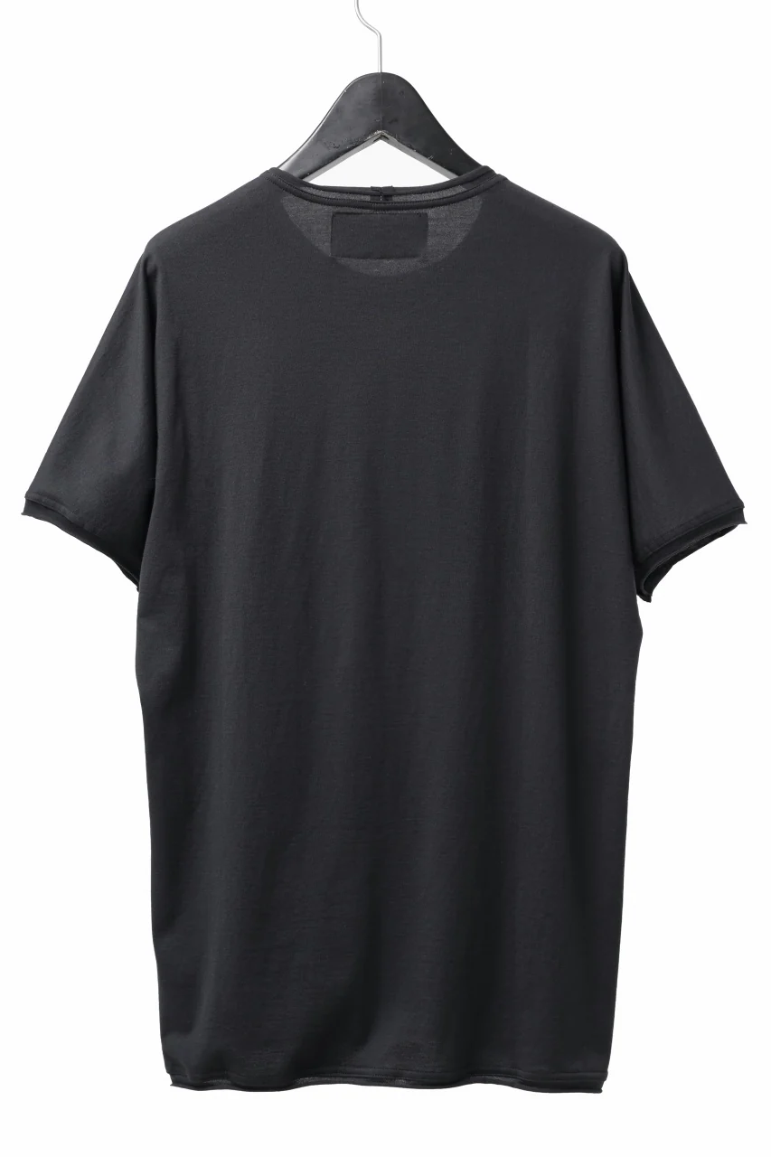 Hannibal. Raw Cut Jersey T-Shirt / Artur 110. (DRY BLACK) - Image 3