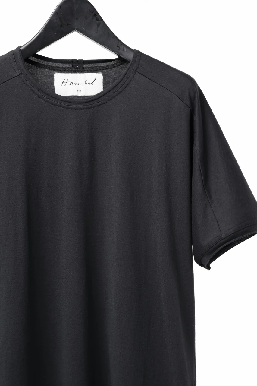 Hannibal. Raw Cut Jersey T-Shirt / Artur 110. (DRY BLACK) - Image 4